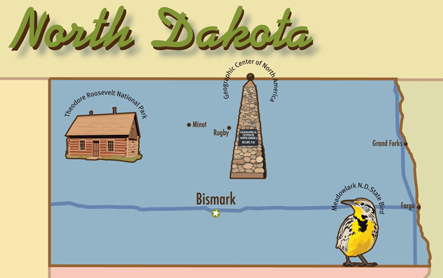 ND cabins map